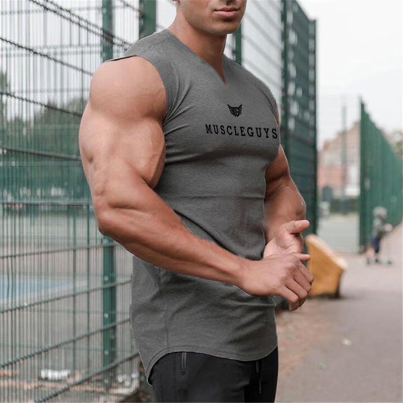 Tank Top Muscle - Дышащая мужская футболка для тренировок в