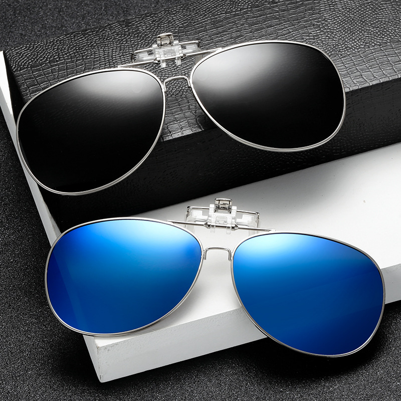 Sunglasses Aviator Polarized - Поляризационные солнцезащитные очки с клипсой для