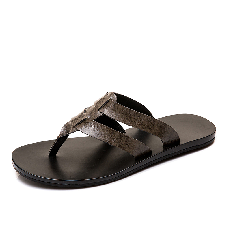 Мужские кожаные шлепанцы-вьетн – обзор и цена Flip Flop Leather Men