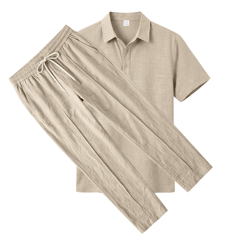 Мужской комплект из 2 предмето – обзор и цена Short Linen Drawstring