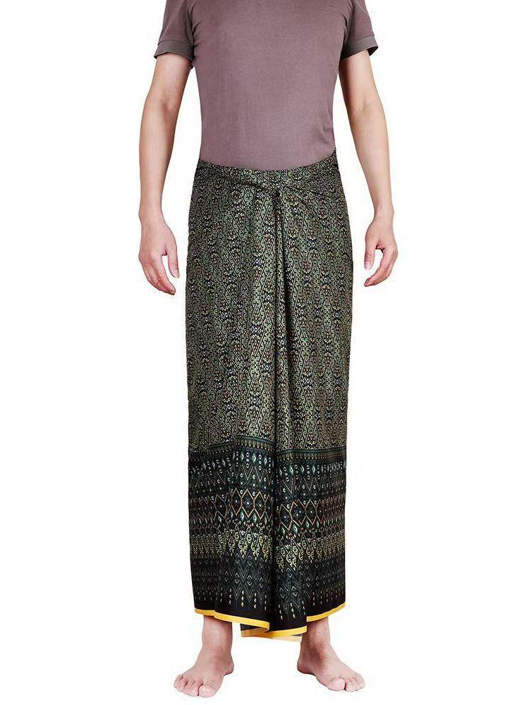 Унисекс-саронг, длинная юбка-н – обзор и цена Sarong Men Wrap